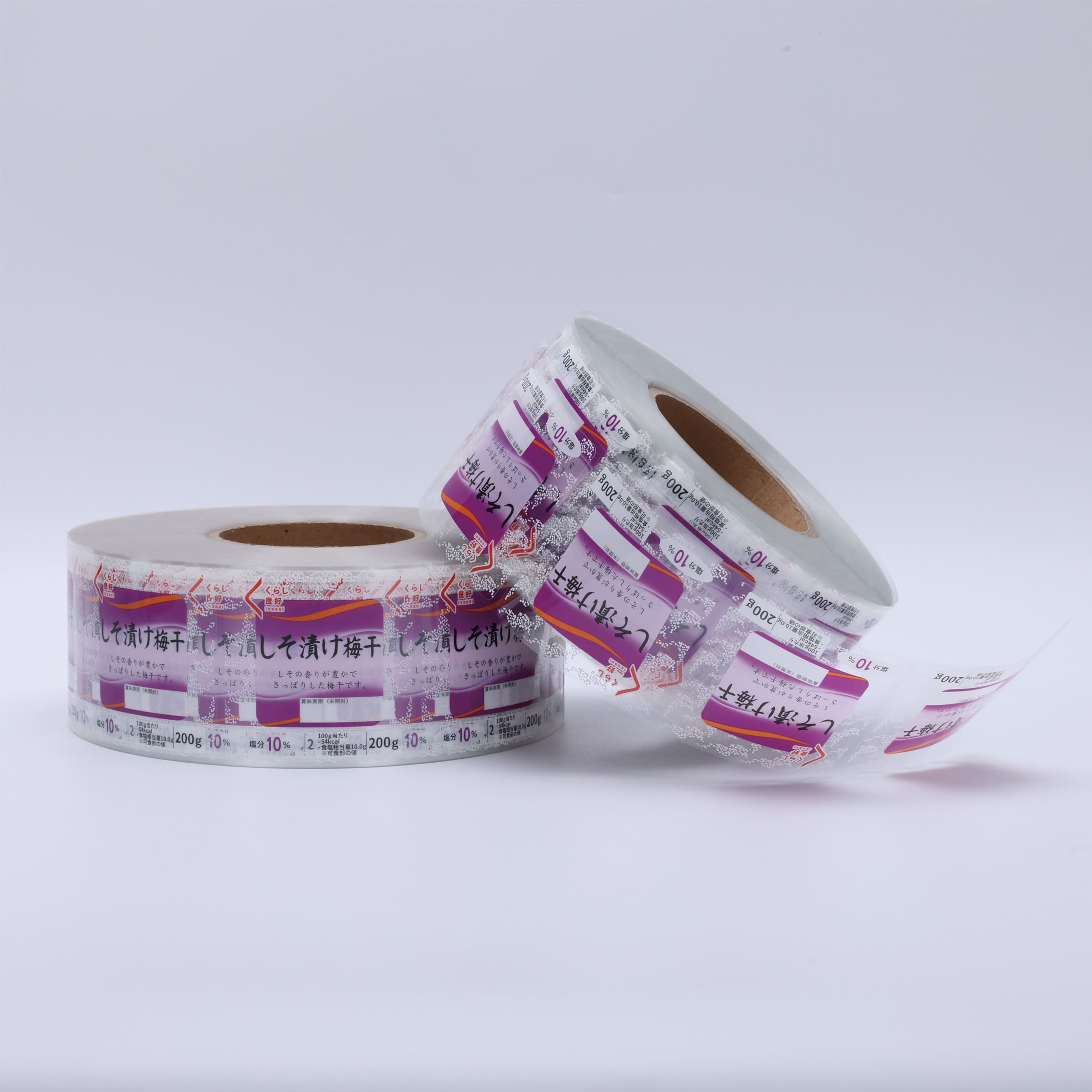 Transparent Adhesive Food Label Roll for Food Packaging